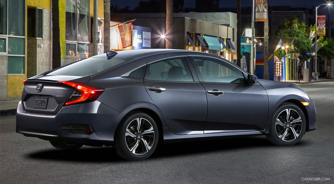 Honda Civic 2017 cinza
