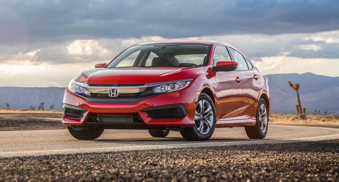 Honda Civic 2017 vermelho