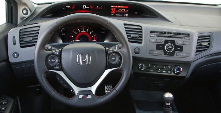 Interior do Civic Si 2012 