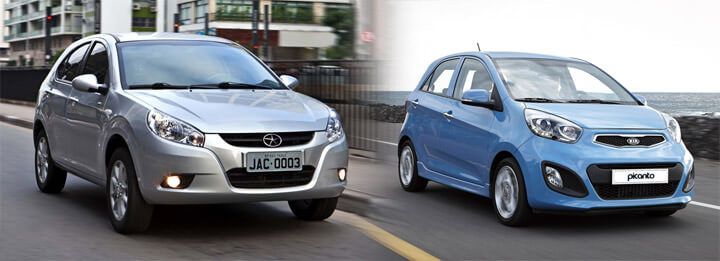JAC J3 e Kia Picanto