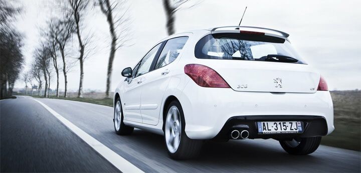 Traseira Peugeot 308 GTi 2013