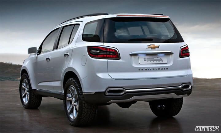 Traseira Blazer 2012