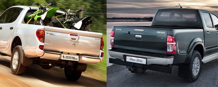 Traseira L200 e Hilux