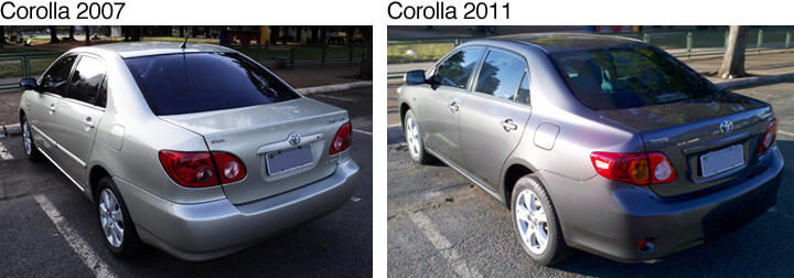 Corolla 2007 e 2011