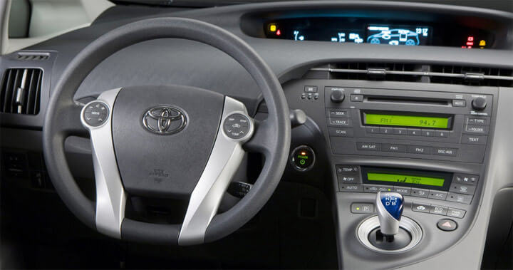 Interior do Prius 2012