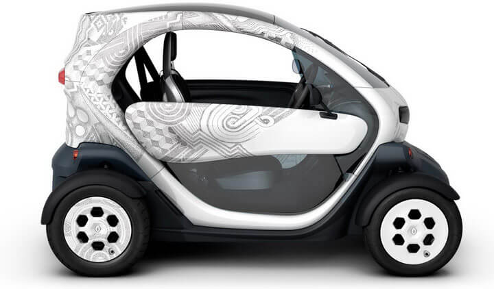 Lateral do Twizy 2012-2013