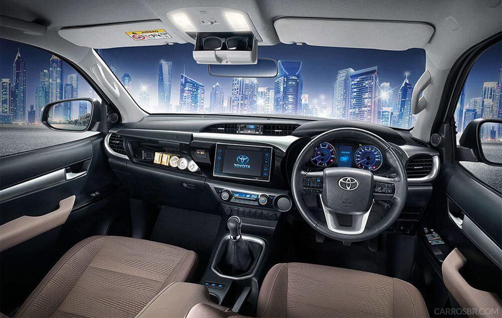 Interior da Toyota SW4 2016